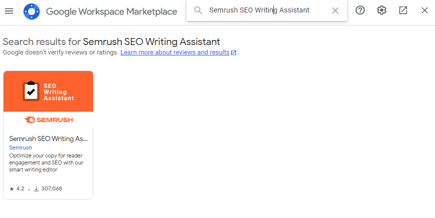 Google Workspace Marketplace