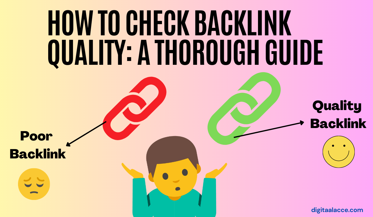 How to check backlink quality