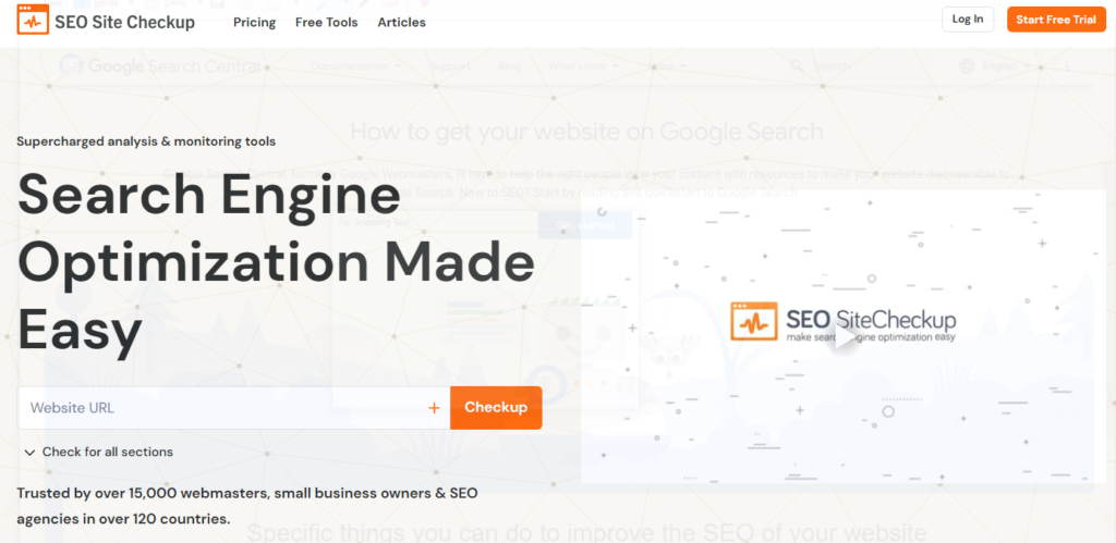 SEO site checkup ha ssome free seo tools